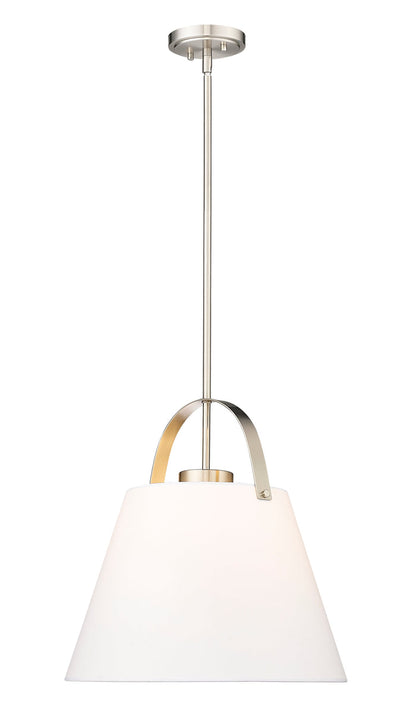Pendant Z-Lite 743P18-BN Brushed Nickel Z-Studio 1 Light Pendant Z-Lite