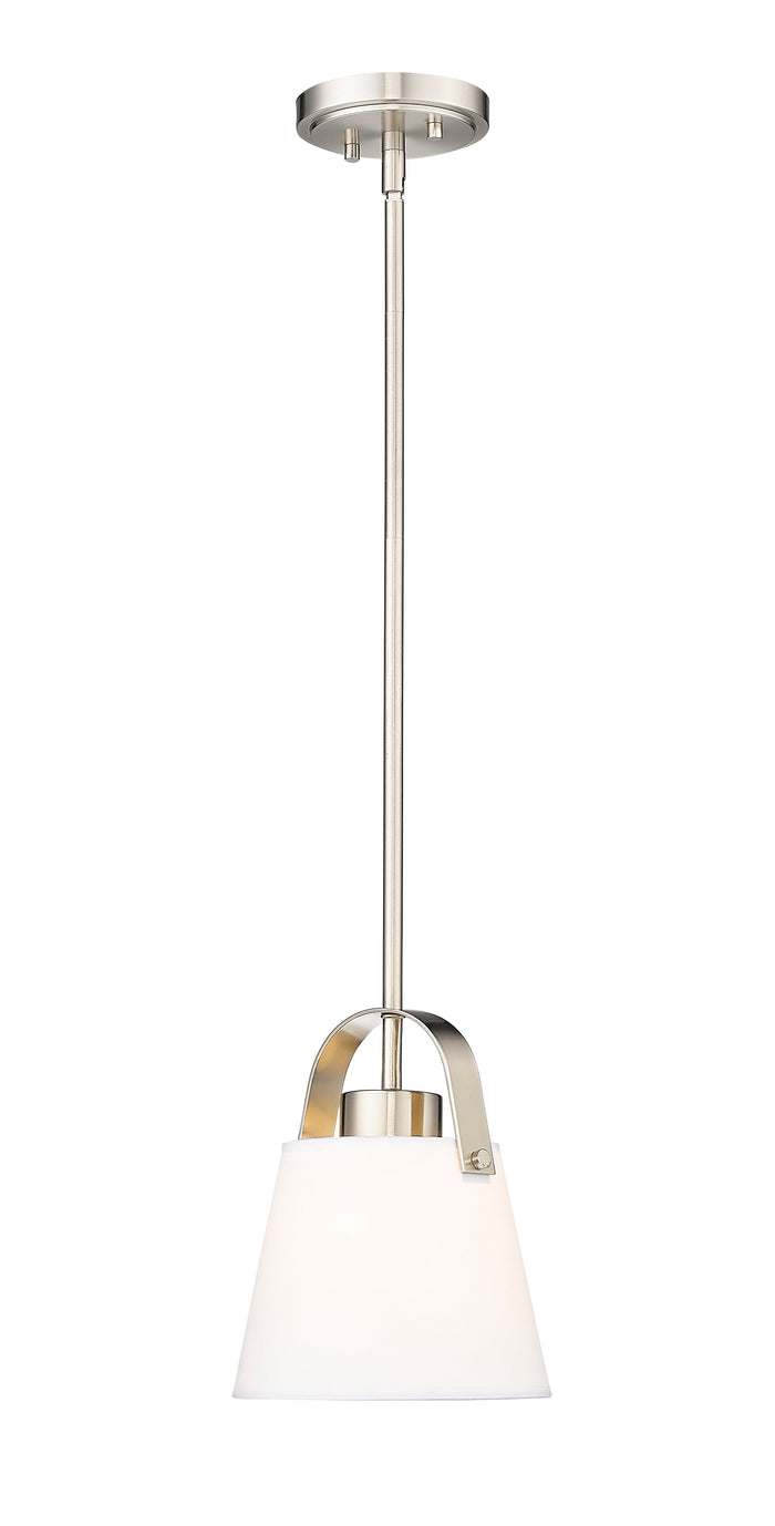 Pendant Z-Lite 743P8-BN Brushed Nickel Z-Studio 1 Light Pendant Z-Lite