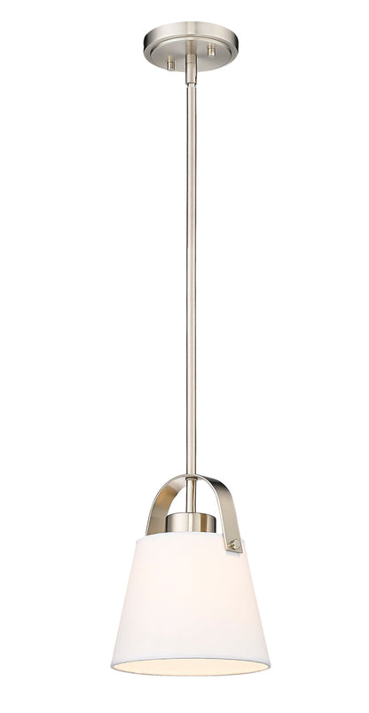 Pendant Z-Lite 743P8-BN Brushed Nickel Z-Studio 1 Light Pendant Z-Lite